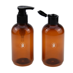 Comercio al por mayor 100ml 250ml 300ml 500ml loción botella de champú de plástico de paja de trigo biodegradable con bomba