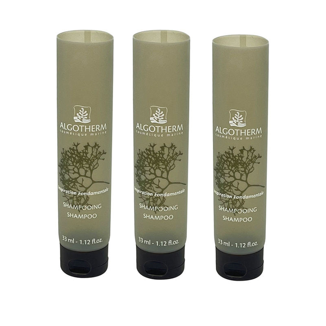 Tubo exprimidor de PE vacío OEM para protector solar y envases de cosméticos faciales, acabado mate con tapa abatible para champú y acondicionador