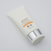 Tubo cosmético de plástico plano con logotipo personalizado para el cuidado de la piel Tubo ovalado para crema BB y protector solar para mascarillas faciales Envases de cosméticos