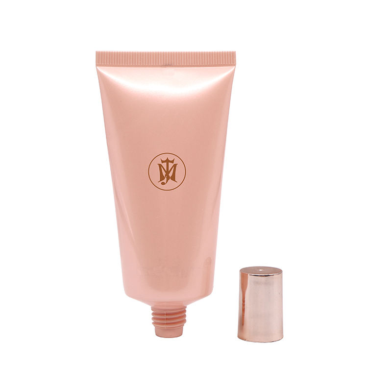 Tubos de plástico personalizados para protección solar, 40g-80g, con tapa de tornillo para base BB, líquido, cuidado de la piel, suero, mascarilla facial, tubos de embalaje
