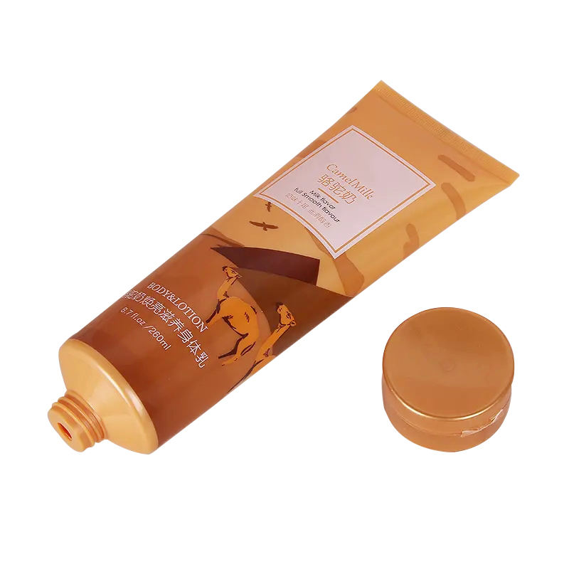 Venta al por mayor, limpiador facial vacío ecológico, tubo de compresión suave, embalaje cosmético vacío personalizado, crema de loción para 200ml 250ml