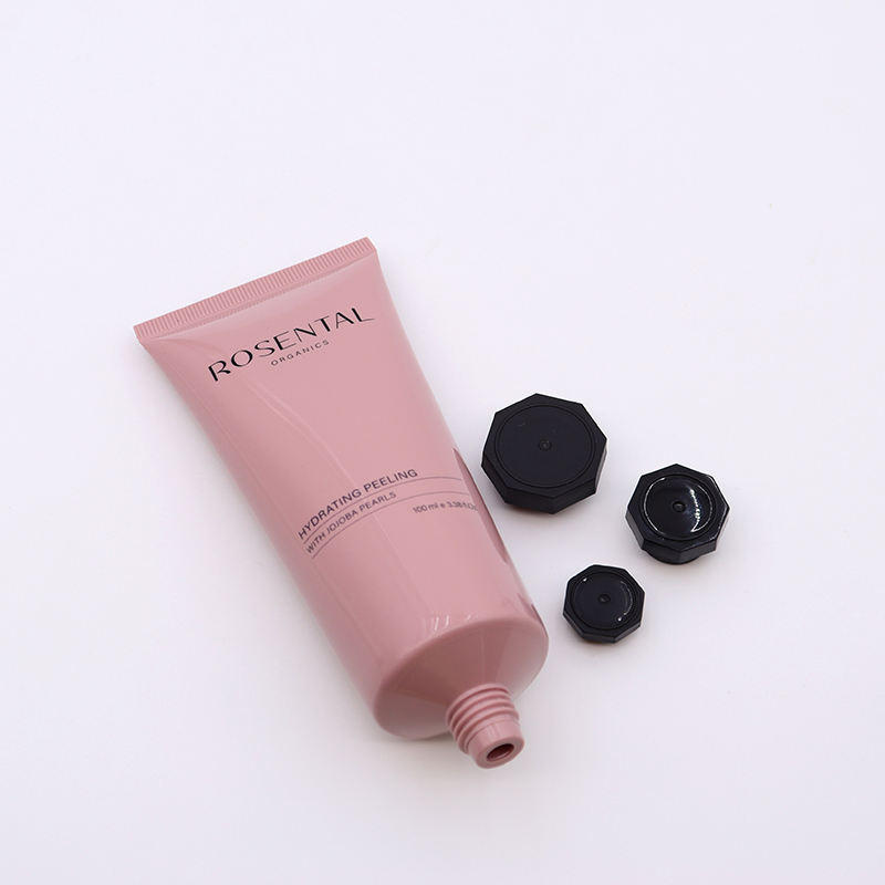 Tubo octogonal plástico del apretón suave del OEM para el empaquetado del tubo de la crema de manos y del suero del ojo del limpiador del cuidado de la piel