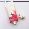 Tubos de PE planos ovalados personalizados, envases de plástico vacíos para protector solar, crema de base BB, crema de manos, crema facial con tapa de rosca