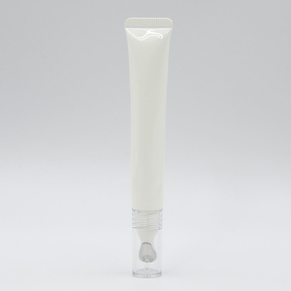Tubo de embalaje OEM 10ml 15ml 20ml con cabezal aplicador vibratorio para crema de ojos, lápiz labial, protector solar y limpiador