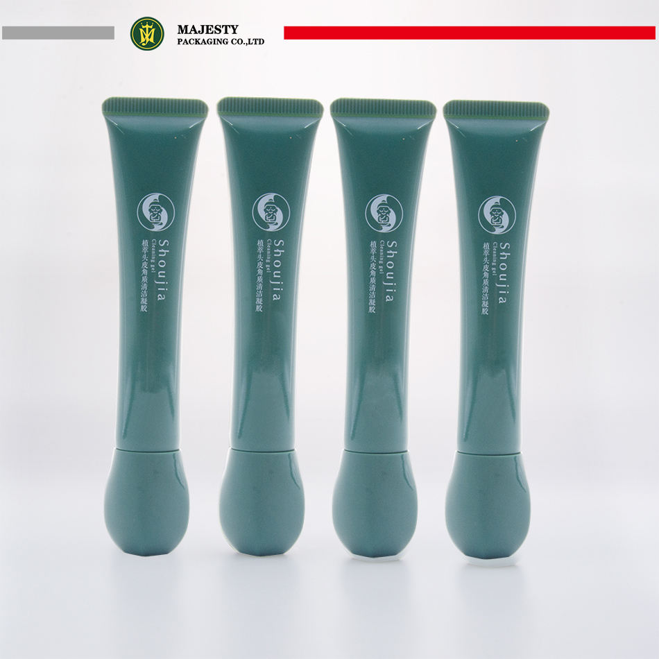 Empaquetado vacío modificado para requisitos particulares de los cosméticos del top del tapón de tuerca del tubo del apretón de la crema del ojo de 10ml 15ml 20ml