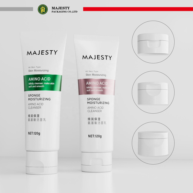 Tubos de plástico personalizados de fábrica, 5ML-300ML, embalaje de manguera cosmética, crema para ojos, limpiador, protector solar, base, crema para labios, cuidado de la piel