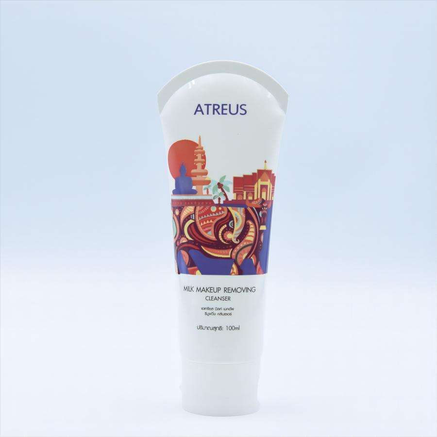 Tubo de plástico PE de 80 ml y 100 ml para limpiador facial, envases cosméticos de colores personalizados con tapa para protector solar y champú