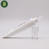 Tubo de plástico para crema de ojos, 10ml, 15ml, con aplicador PETG, tubo de plástico para cuidado de la piel, embalaje cosmético, tubo vacío para ojos
