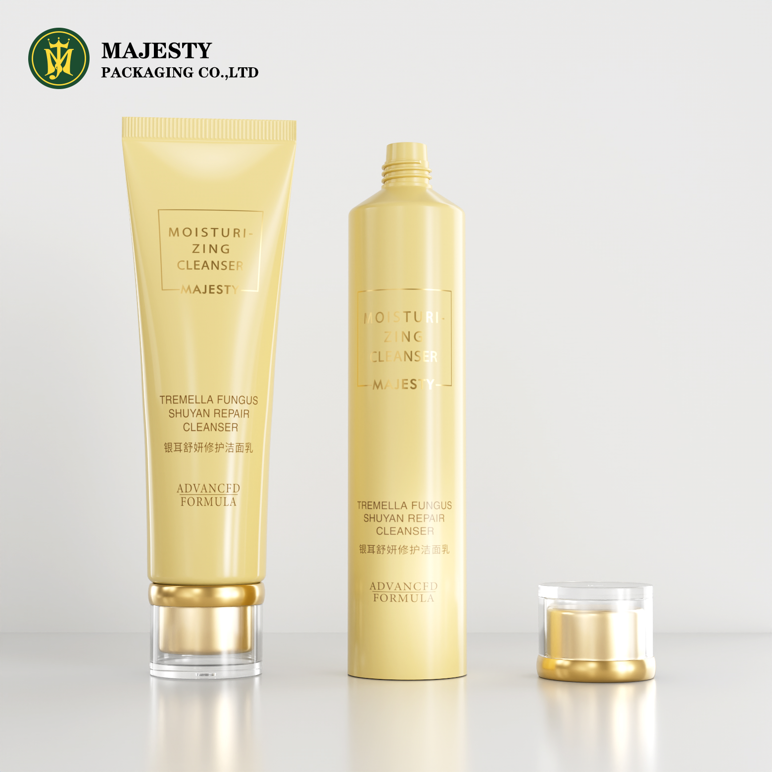 Tubo de fábrica ODM/OEM fabricado totalmente personalizable con tapa acrílica para crema de mano