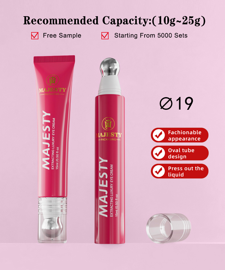 Tubo de crema de ojos vacío personalizado 