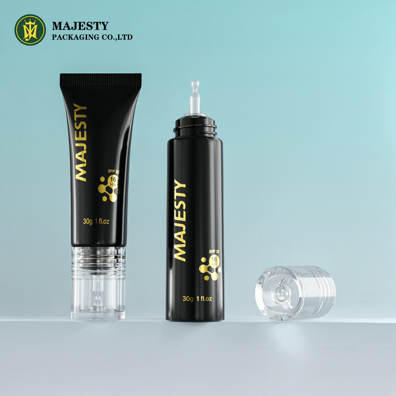 Embalaje cosmético de plástico ABP transparente para crema para ojos /tubo de crema BB 