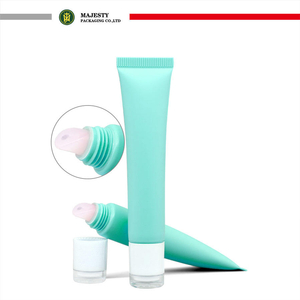 Lápiz labial de plástico vacío, brillo de labios, tubo de bálsamo labial PETG, tapón de rosca transparente, 10ml, 15ml, 30ml, embalaje cosmético para el cuidado de la piel