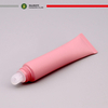 OEM/ODM personalizado 10ml 15ml tubo de brillo de labios de plástico con tapa de acrílico tubo de bálsamo labial para envases cosméticos superficie de estampado en caliente