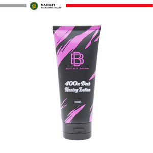 Envases de tubos cosméticos de plástico, champú, acondicionador, loción corporal, tubo redondo de plástico PE, envases de tubos de plástico de compresión suave