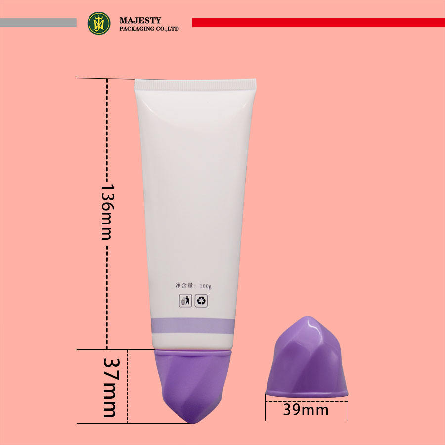 Tubo de plástico, tapa de flor de 60-150ml para crema de manos, crema facial y loción, embalaje de tubo de plástico vacío, embalaje cosmético