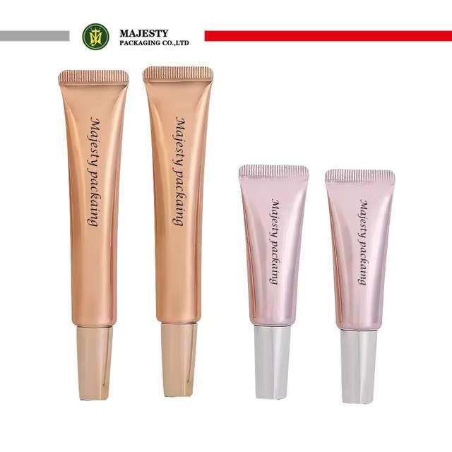 ABL Rose Gold Champaign Gold 15ml 20ml 30ml Squeeze Cosmetic Plastic Tubes Envases para protector solar y crema para ojos