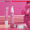 Tubo de lápiz labial y brillo de labios de PP suave personalizado con aplicador de plástico con tapón de rosca y cuentagotas para cosméticos