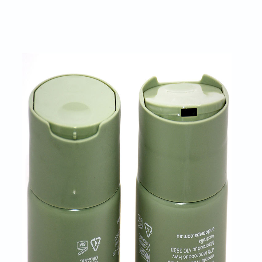 Envases cosméticos Tubos de plástico: tapa superior de disco vacío para champú, acondicionador, loción corporal, productos para el cuidado de la piel