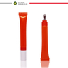 Embalaje de tubo cosmético de plástico vacío, tubo de bálsamo labial para crema de ojos, aplicador de masaje de aleación de Zinc o cerámica, embalaje de tubo para cuidado de la piel