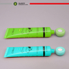 Lavadora facial de plástico para el cuidado de la piel, tubo vacío con tapón de rosca de cerámica personalizado de 35 Ml con tubo exprimidor, tubo cosmético para loción corporal