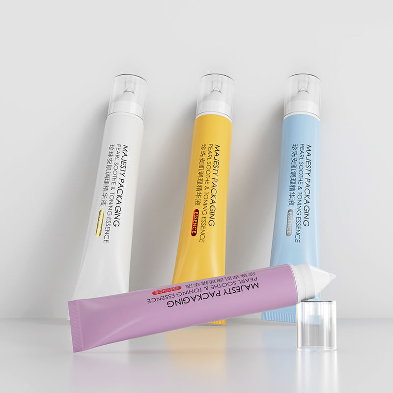 Tubo de plástico para crema para ojos con aplicador puntiagudo, embalaje cosmético de plástico para el cuidado de la piel, embalaje de tubo personalizado de 10ml, 20ml y 30ml