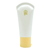 Tubo cosmético suave del tubo del apretón de la loción del PE vacío personalizado con la tapa abatible para el lavado de cara y la máscara de protección solar, etc.
