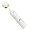 Tubo exprimidor vacío de forma ovalada, embalaje de plástico de 15ml-35ml para crema facial esencial, protector solar, maquillaje líquido, tapa de tornillo dorado