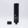 Tubos de empaquetado plásticos mate de encargo del cuidado de la piel de la tapa del tirón de la venta al por mayor del tubo cosmético del negro 60ml-100ml PE