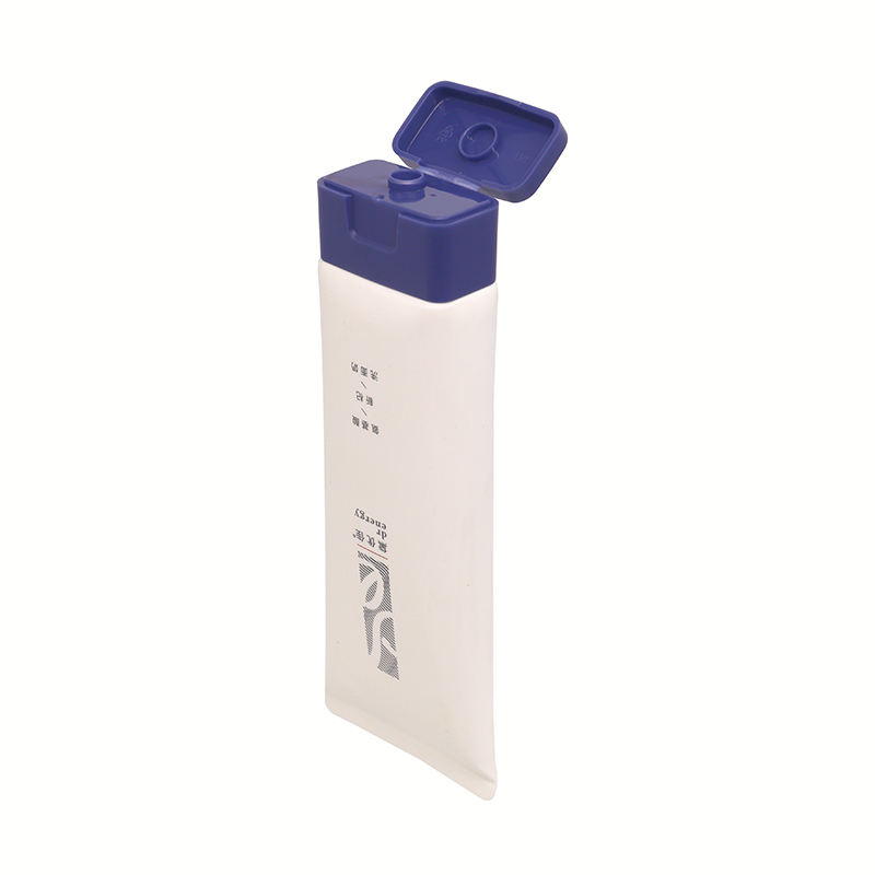 Nuevo diseño, tubo suave de plástico plano, tapa superior rectangular, crema de manos, crema facial, cuidado de la piel, bloqueador solar, embalaje de protección solar
