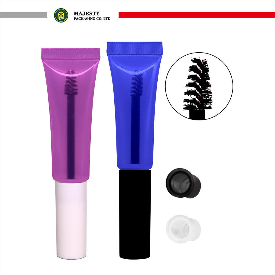 Tubo de plástico, embalaje de maquillaje cosmético, tubo de rímel, diseño totalmente personalizable y logotipo, embalaje de plástico, pequeño volumen, 10-30ml