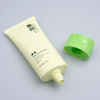 Tubo ovalado cosmético OEM100ML-120ML para crema de ojos, cuidado de la piel, lavado de cara y tubo exprimidor de protector solar con tapa de rosca