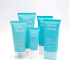 Tubo cosmético de PE suave para apretar, tubo de plástico con tapa abatible para lavado de cara, loción corporal, crema de manos, crema protectora solar