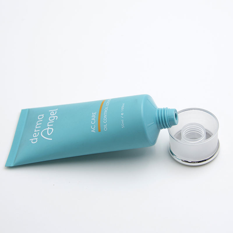 Tubo cosmético de PE suave para apretar, tubo de plástico con tapa abatible para lavado de cara, loción corporal, crema de manos, crema protectora solar
