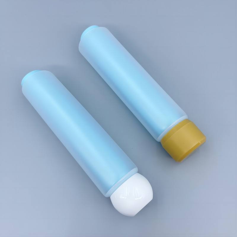 Plástico cosmético, 100ml, doble tubo, doble cámara, mezcla de ingredientes, brillo, serigrafía, etiquetado, cuidado de la piel, suero, embalaje de labios