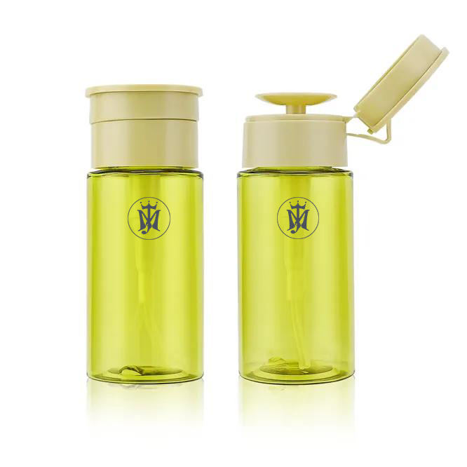 Vacío vacío 100ml 200ml botella de plástico de tóner de piel personalizada botella de plástico de bomba de removedor de esmalte de uñas líquido cosmético vacío