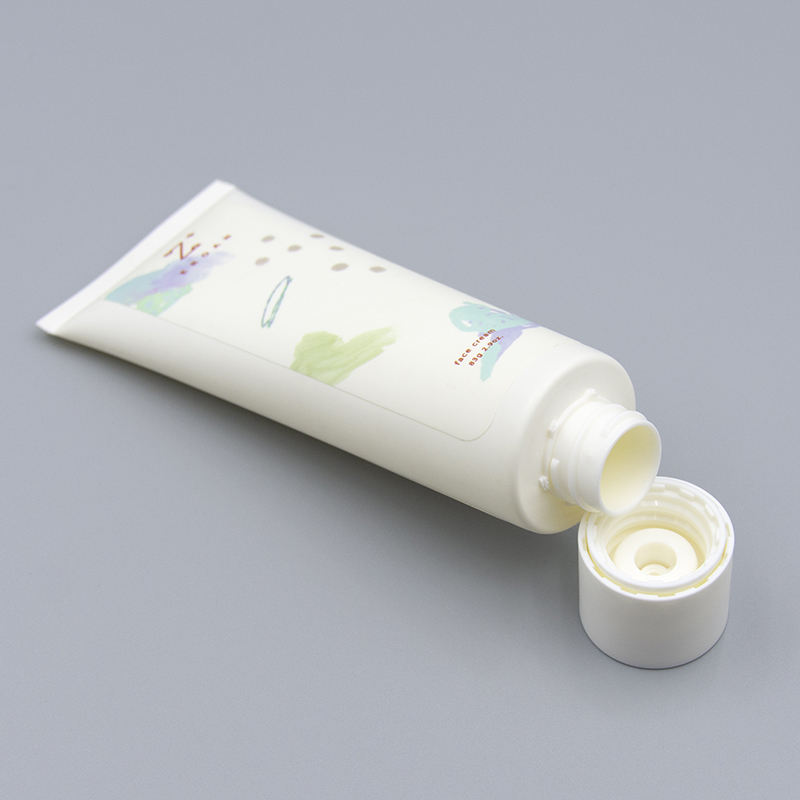 Tubo de plástico suave personalizado para lavado de cara y loción, embalaje de crema de manos con cubierta superior giratoria, diseño personalizado