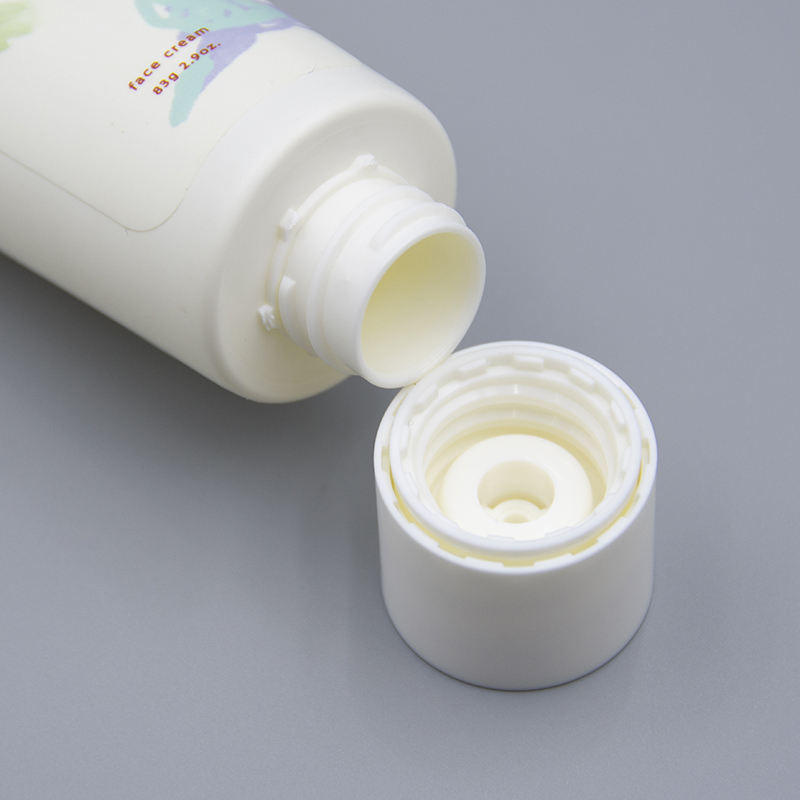 Tubo de plástico suave personalizado para lavado de cara y loción, embalaje de crema de manos con cubierta superior giratoria, diseño personalizado