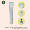 Tubo de crema para ojos con aplicador de masaje de astilla de metal 10 ml 25 ml 30 ml Tubo suave de plástico de aluminio ABL