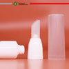Mini tubos de embalaje de bálsamo labial de plástico, 5ml/10ml/15ml, con aplicador de silicona, contenedores vacíos para bálsamo labial, tubo exprimidor para masaje