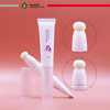 Tubo de brillo de labios vacío de plástico PE, 10ml, cojín de aire flocado, cabezal de esponja de esmalte de labios, tubo de embalaje cosmético, superficie de impresión Offset