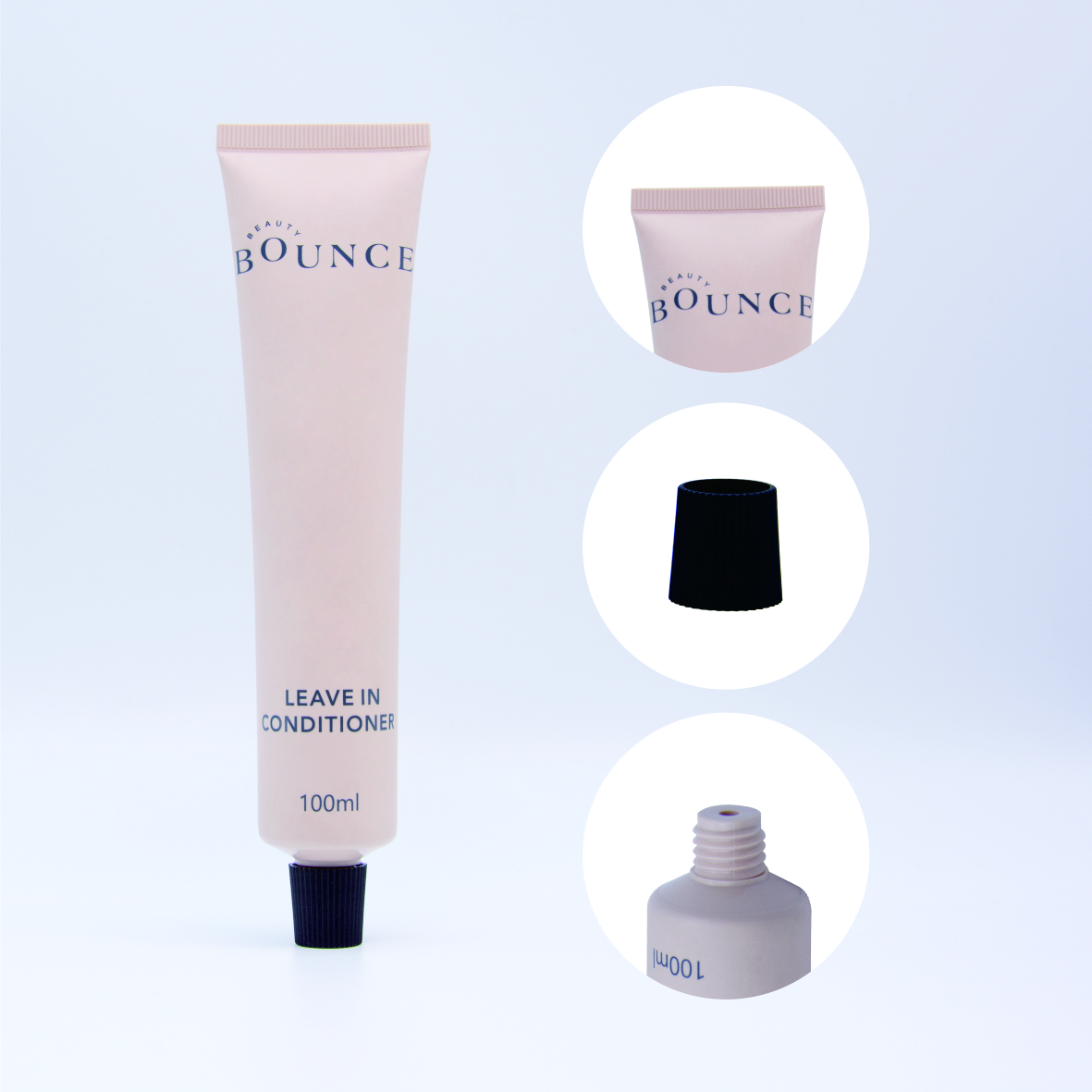 tubos cosméticos de plástico