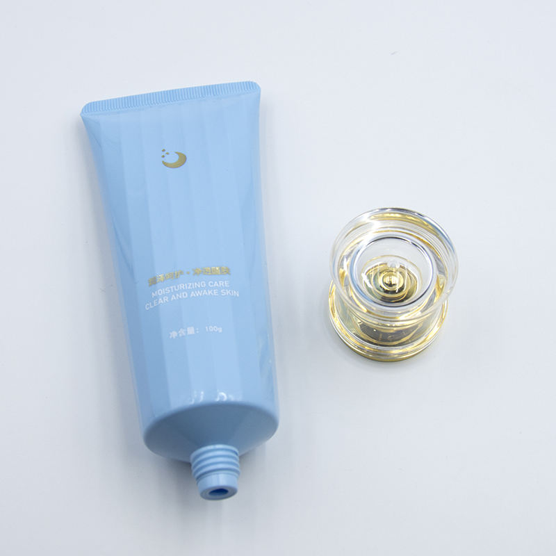 Contenedor de tubos blandos de plástico personalizado de 150ml, embalaje cosmético vacío para mascarilla de crema facial con protección solar con tapa de rosca especial