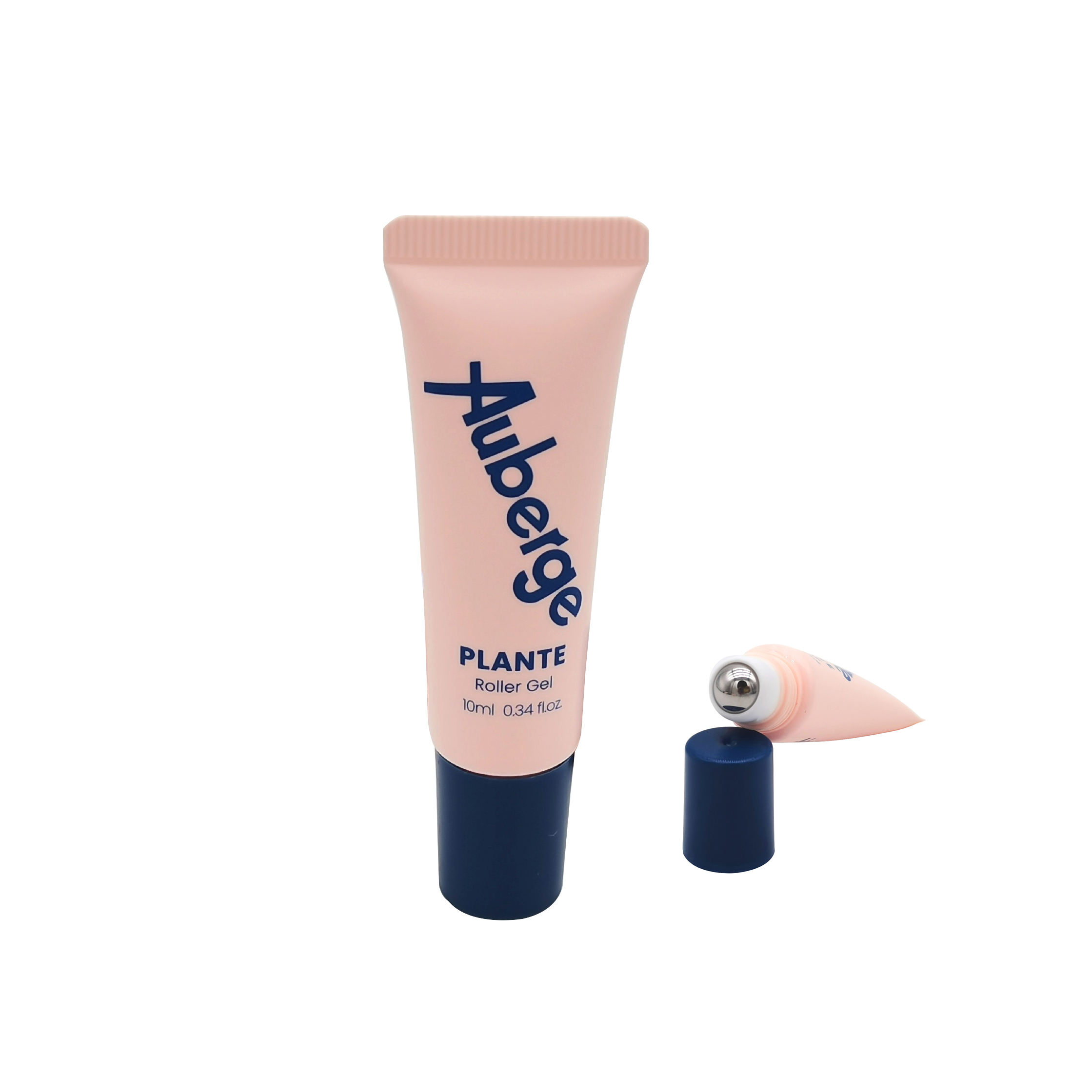 Tubos de brillo de labios cosméticos vacíos de diseño personalizado, embalaje de bolas de rodillo de metal para bálsamo labial, cuidado de labios, crema para ojos, uso de maquillaje