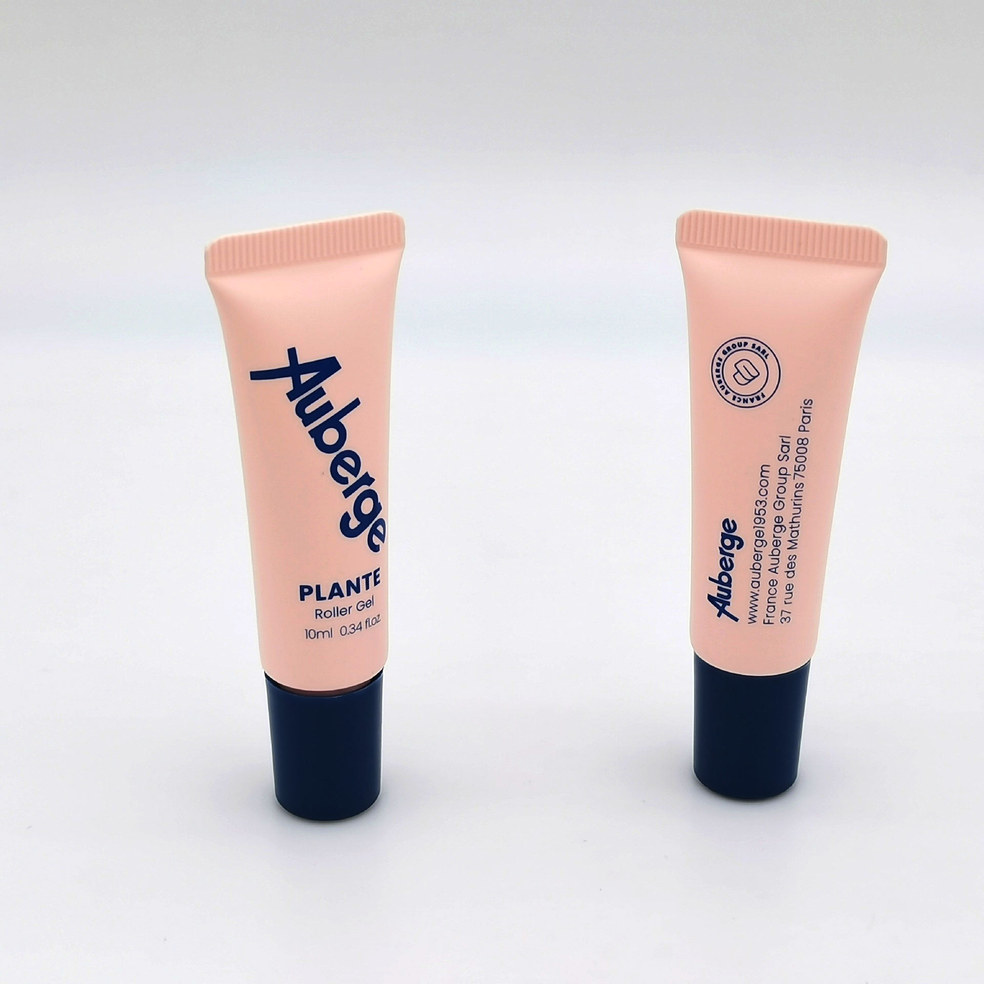 Tubos de brillo de labios cosméticos vacíos de diseño personalizado, embalaje de bolas de rodillo de metal para bálsamo labial, cuidado de labios, crema para ojos, uso de maquillaje