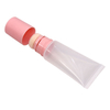 Corrector cremoso de tubo vacío suave de plástico OEM, 30ml/50ml, con aplicador de esponja, embalaje de maquillaje para rubor facial suave