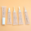 Tubos de brillo de labios de plástico vacíos con cabezal de cepillo, envase exprimidor de cosméticos limpio, embalaje para maquillaje, cuidado de labios