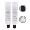 Tubos vacíos de plástico transparente OEM para crema de cuidado facial, crema de manos, pasta de dientes, protector solar, embalaje de champú con tapón de rosca