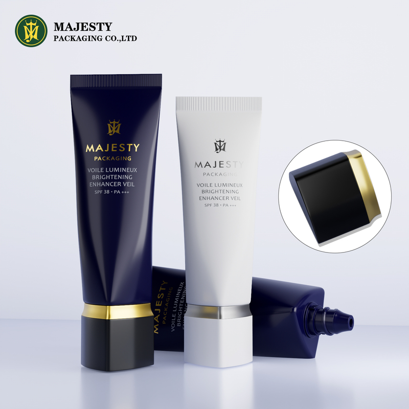 60 ml personalizado 80ml 100ml 120 ml de plástico vacío PE Squeeze tubo de envasado de cuidado de la piel Cosmética