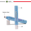 Aplicador de bola de rodillo personalizado, crema para ojos, tubo cosmético de PP, láser, logotipo plateado, Bola de masaje, tubo exprimido suave