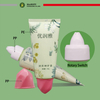 Sofisticado diseño de flores, tubo con tapa de plástico de 60-150ml, crema corporal única en forma de helado, humectante para manos, uso cosmético